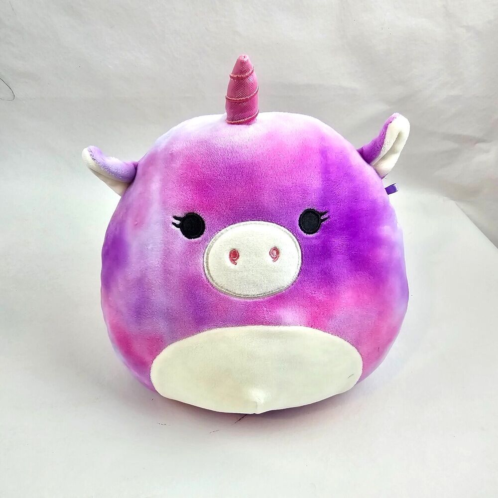 Lola Squishmallow 12" Pink Purple Tie Dye Unicorn Stuffed Plush Kids Toy Kawaii